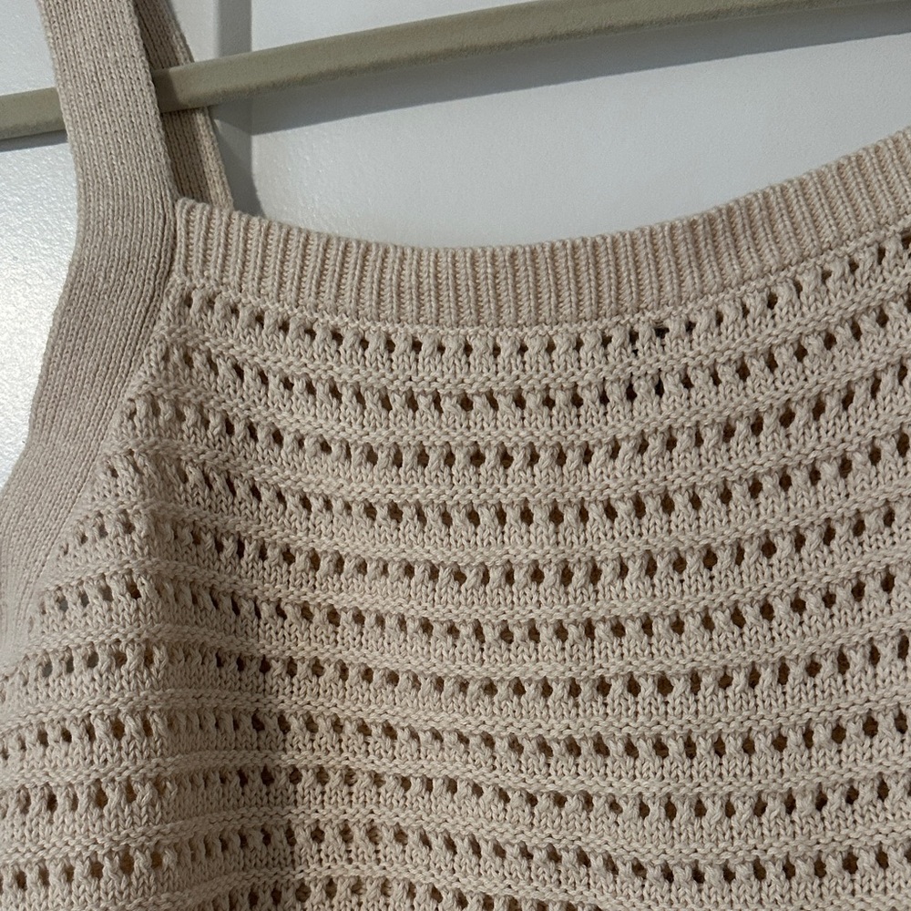 Universal Thread Cream Knit Tank Top - Picture 4 of 4